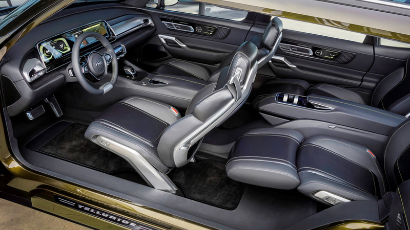 Illustration for article titled Kia's Telluride Concept Merges Great Looks With New-Age Horseshit